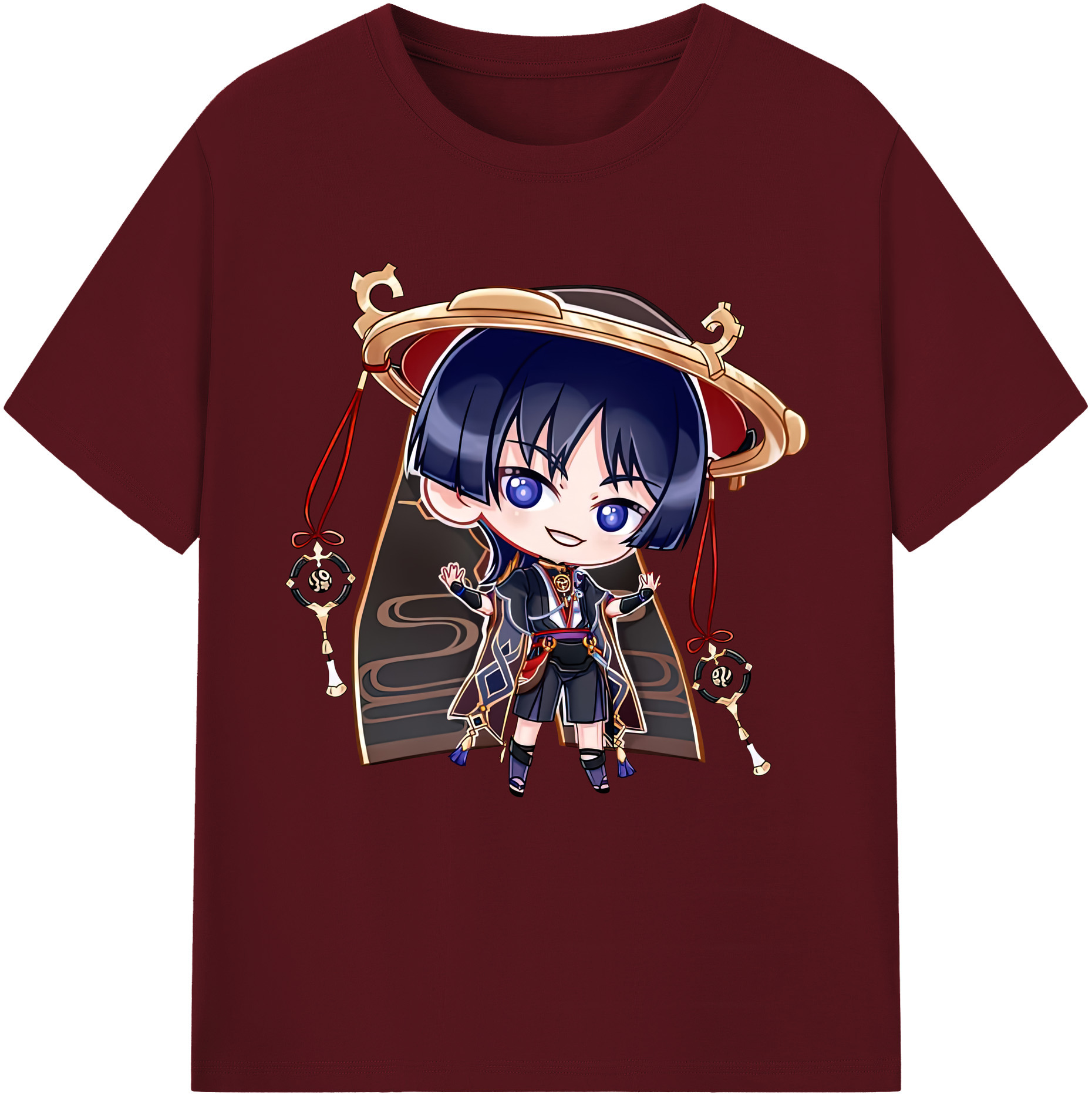 げんし神 さんペい genshin Sanpei 綿100％半袖Tシャツ（フロントプリント）
